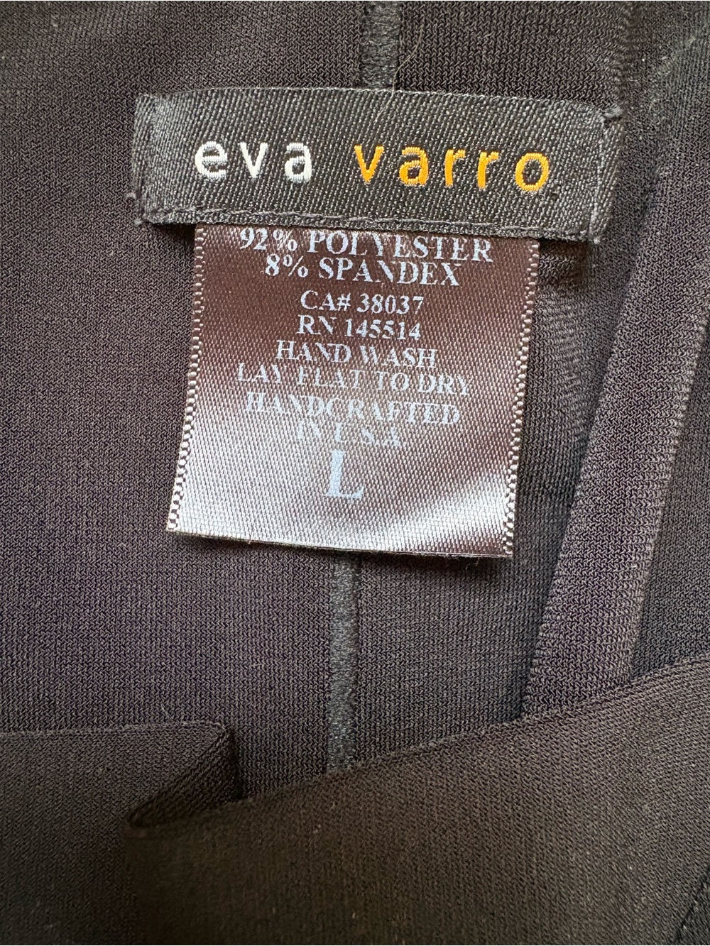 eva varro Black Tunic with Lime, Coral & Blue Abstract Print - Picture 6 of 6